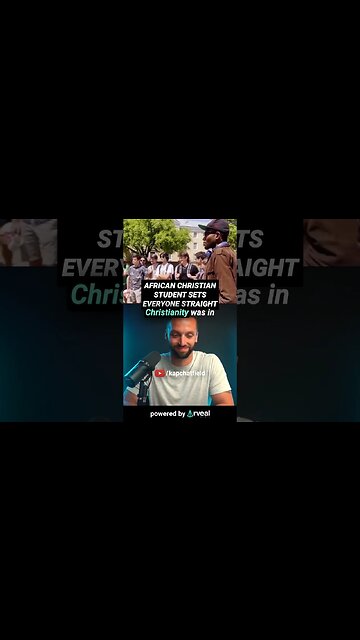 African Christian sets students straight 😳 #jesus #bible #god #christianity #spirituality