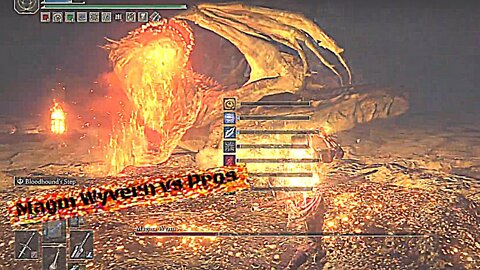 Magma Wyvern vs Pros Elden Ring