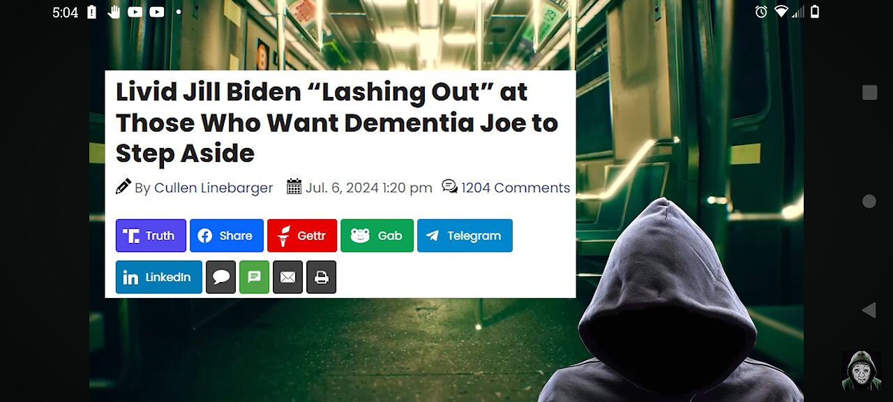 Ho Ho Joe will not go say he will beat Trump