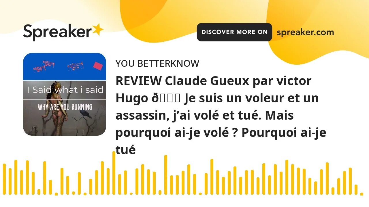 REVIEW Claude Gueux par victor Hugo 🌟 Je suis un voleur et un assassin, j’ai volé et tué. Mais pourq