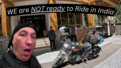 Prepping to Ride motorcycles in India