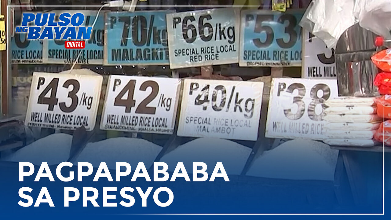 P40-P42/kg na bigas sa merkado, target na mapababa ng Agriculture Dept.