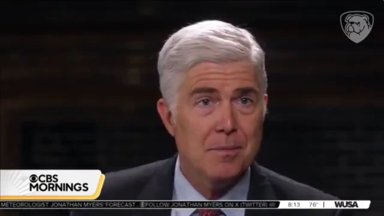 Master CLASS! Justice Neil Gorsuch SCHOOLS CBS Journo About ALL THE THINGS And It's GLORIOUS