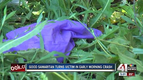 Good Samaritan has truck stolen while trying to help crash victims