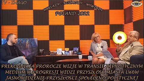 MEDIUM W PROGRESJI WIDZI PRZYSZŁOŚĆ MIASTA LWÓW. JASNOWIDZENIE PRZYSZŁOŚCI SYTUACJI SPOŁECZNO -POLITYCZNEJ KRAJU I EUROPY , PREKOGNICJA PROROCZE WIZJE W TRANSIE HIPNOTYCZNYM