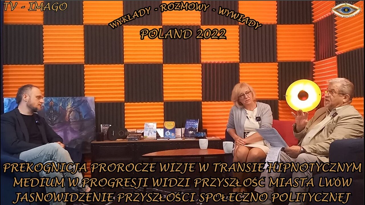 MEDIUM W PROGRESJI WIDZI PRZYSZŁOŚĆ MIASTA LWÓW. JASNOWIDZENIE PRZYSZŁOŚCI SYTUACJI SPOŁECZNO -POLITYCZNEJ KRAJU I EUROPY , PREKOGNICJA PROROCZE WIZJE W TRANSIE HIPNOTYCZNYM