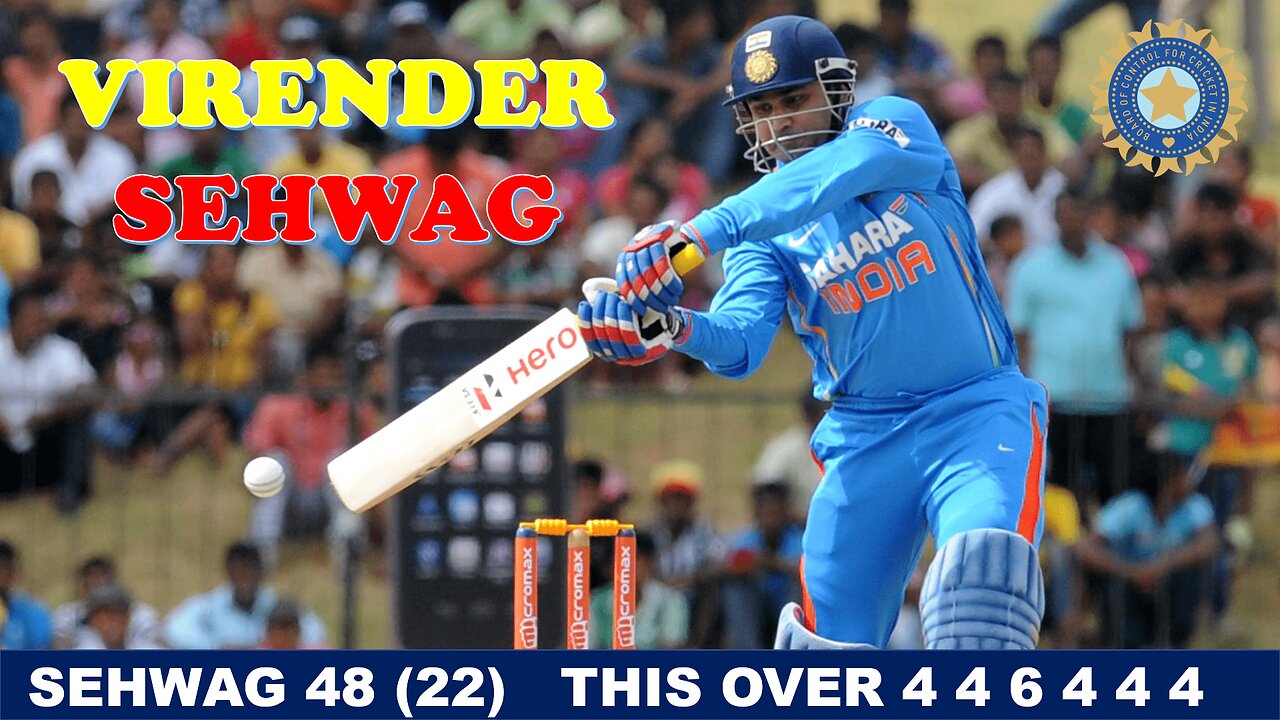 Virender Sehwag Killing Batting Against Sri Lanka - #virendersehwag #sehwagbatting