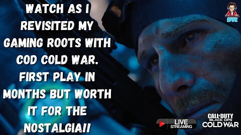 I REVISITED MY ROOTS WITH COD COLD WAR. THE NOSTALGIA WAS AMAZING :-D !!