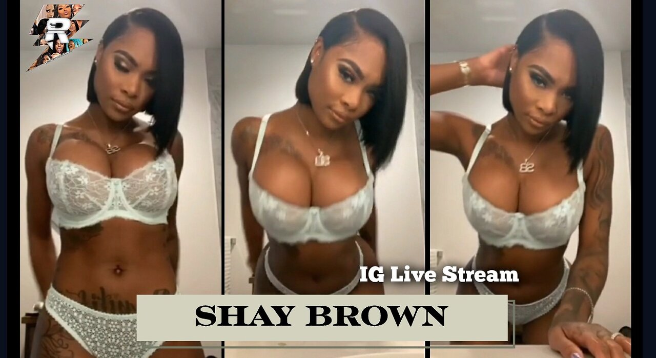 Shay Brown dancing in bra and panties