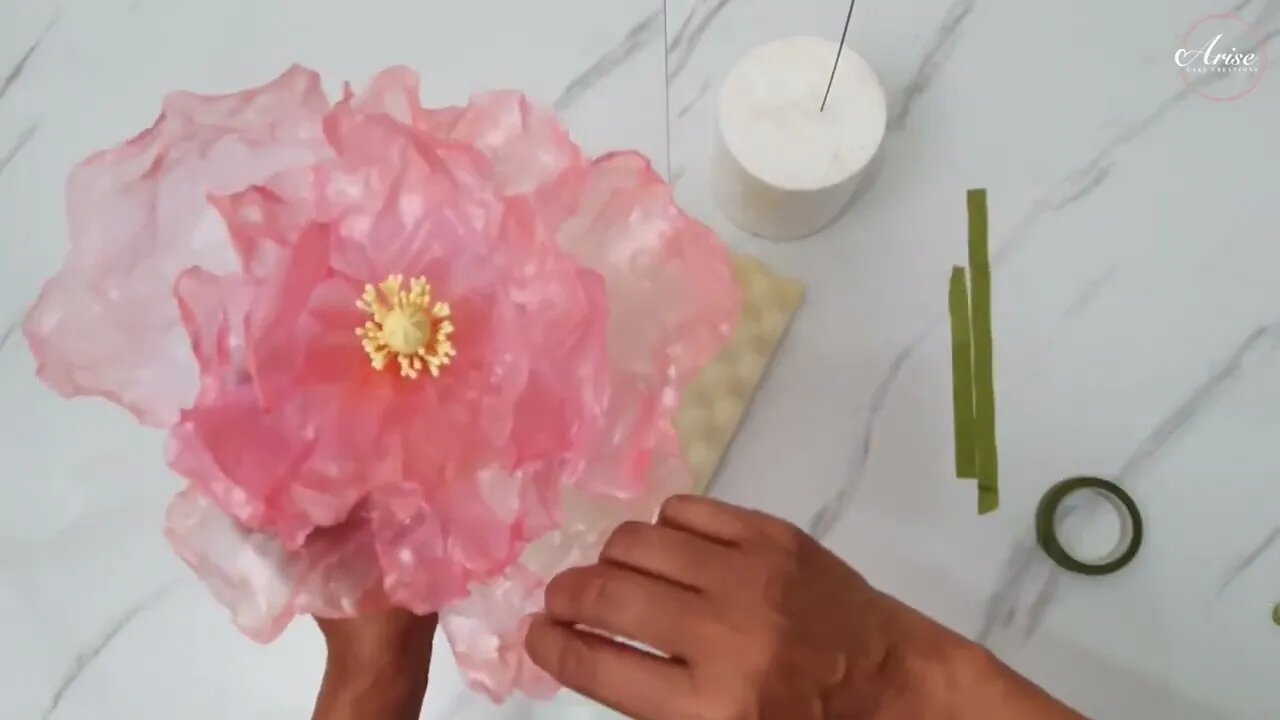 Fantasy Rice Paper Flower | Edible Flowers