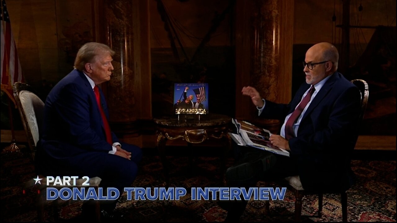 Part 2 Of A Historic Interview With President Trump Tonight on Life, Liberty and Levin