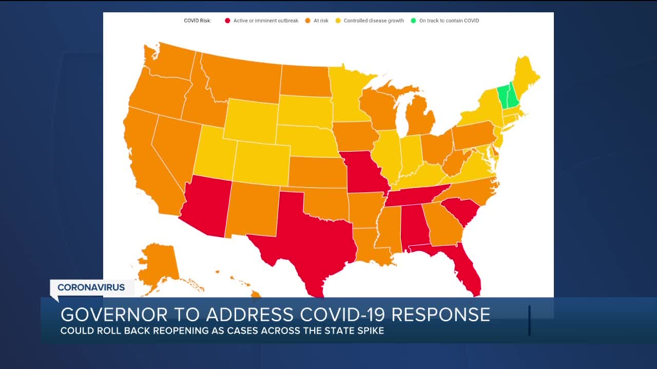 Report: Michigan on pace for outbreak; metro Detroit, U.P. downgrade to 'medium risk'