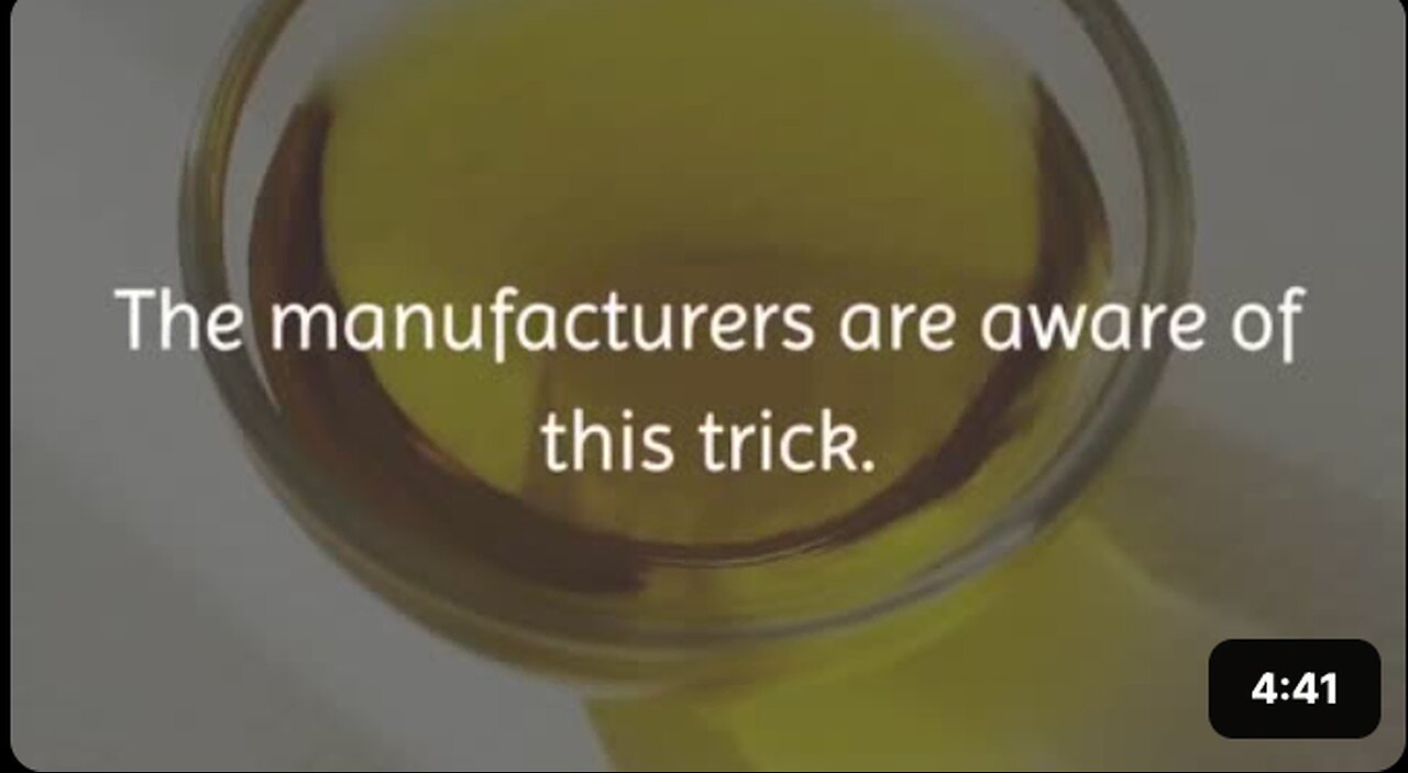 Know how to tell real from fake olive oil.