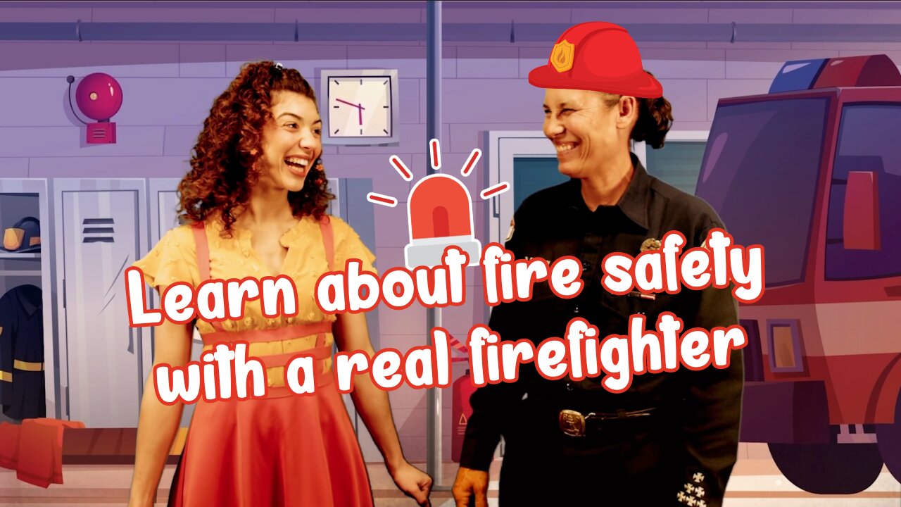 Fire Safety Song | Miss Sunshine Learns About Fire Safety | Educational Videos For Kids