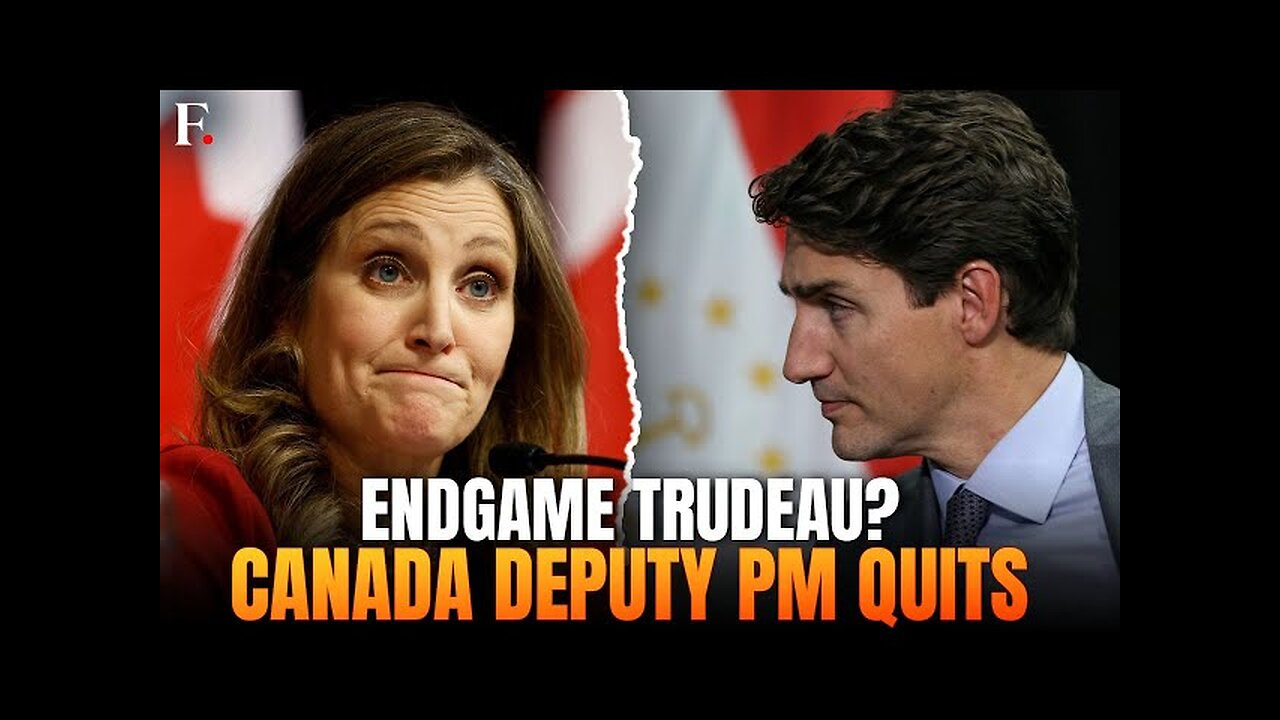 Canada: Trouble For Trudeau As Deputy PM Freeland Resigns, Calls Out His "Political Gimmicks"