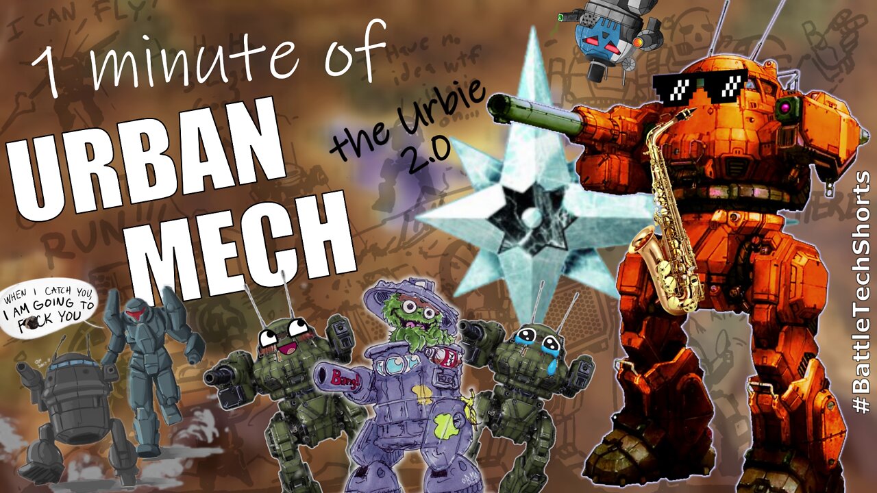 BATTLETECH #Shorts - UrbanMech, the Beloved Pug 'Mech v2.0