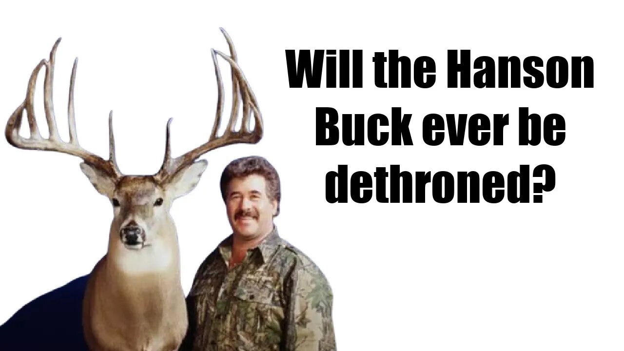 Is the world record buck walking around right now?