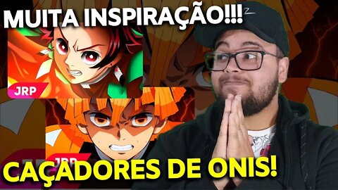 REACT RAP DO TANJIRO E SOU O ZENITSU feat. JKZ | Demon Slayer (Kimetsu no Yaiba) | JRP