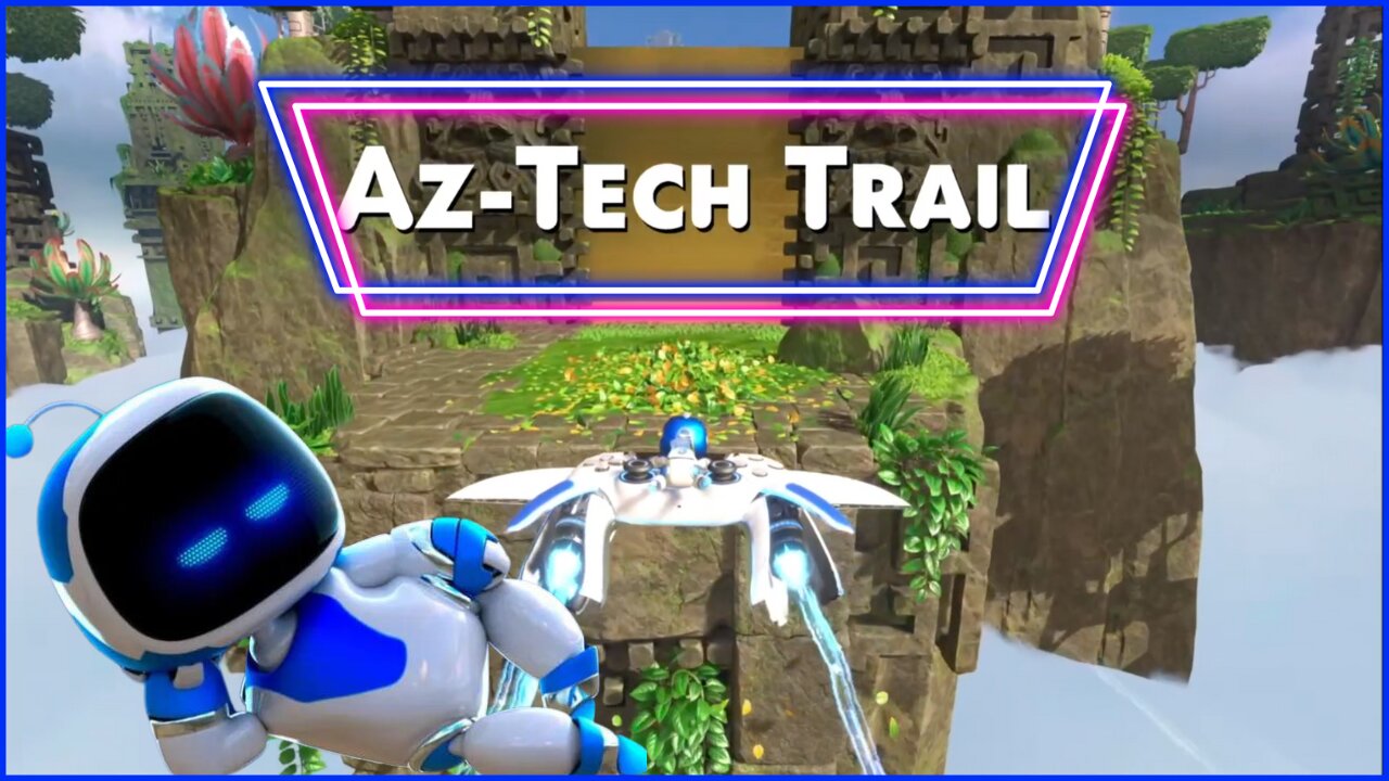 Astro Bot Az-Tech Trail ( All Bost, Puzzle Pieces, and Secret Level )