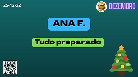 ANA F. Tudo preparado