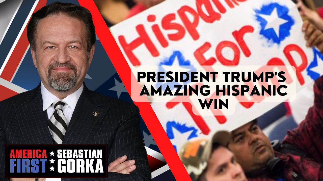 President Trump's amazing Hispanic win. Alfredo Ortiz with Sebastian Gorka on AMERICA First