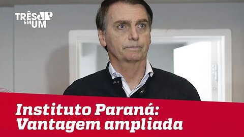 Instituto Paraná: Bolsonaro amplia vantagem