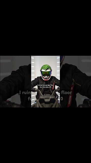 I RUINED MY GARAGE FLOOR FOR THIS SHOT 👀😩