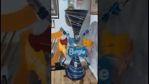 Wow! 😮 Check out this CRAZY! Burgie Beer 🍺 Advertising display!! #shorts