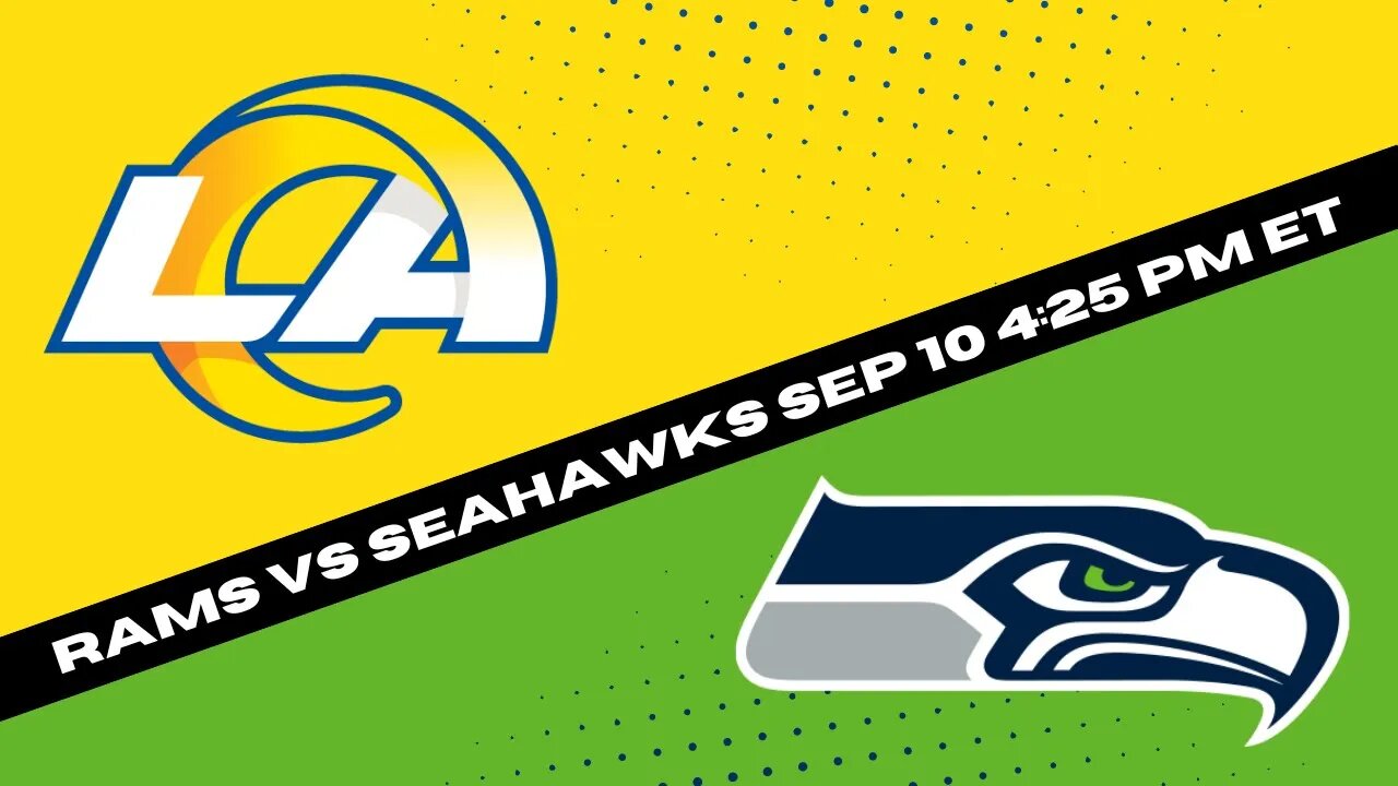 Los Angeles Rams vs Seattle Seahawks NFL Picks, Predictions, and Odds - Football Best Bet