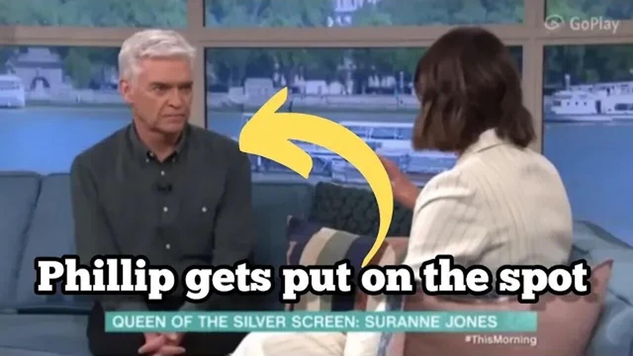 Phillip Schofield gets SERIOUSLY put on the Spot by Suranne Jones (HIS FACE SAYS EVERYTHING)NOT GOOD