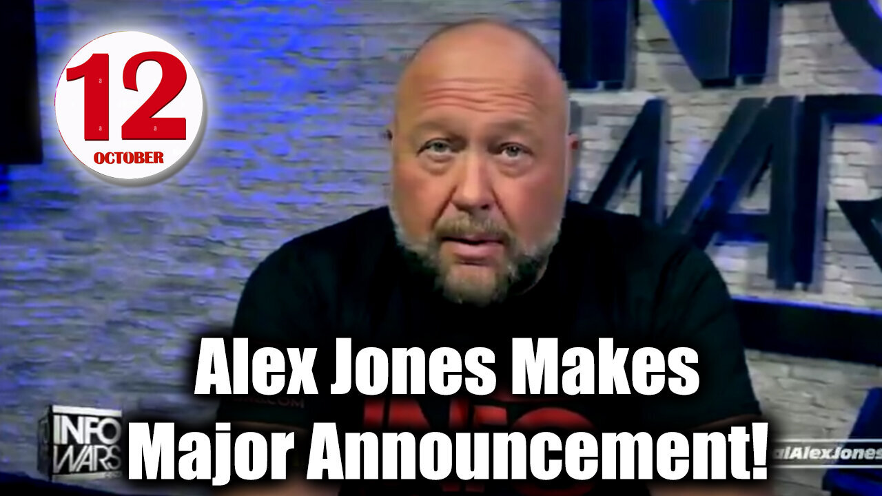 Alex Jones Makes Major Announcement! This was Incredible