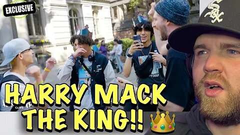 HARRY SNAPPED!! Crowned By The King | Harry Mack EXCLUSIVE Guerrilla Bars (REACTION)