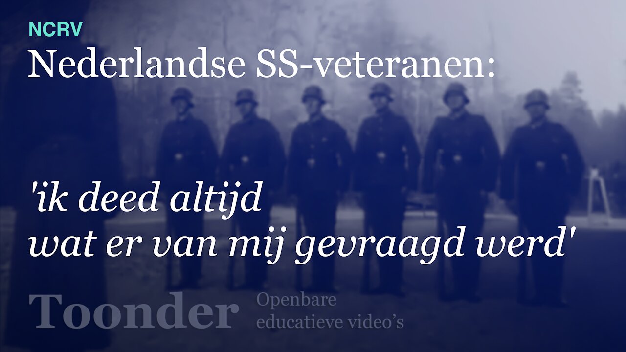 NL SS-Veteranen: 'Ik deed altijd wat er van mij gevraagd werd' (documentaire Zwarte Soldaten)