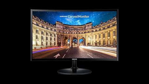 Samsung LC24F390FHM 24” Curved LED Monitor Unboxing