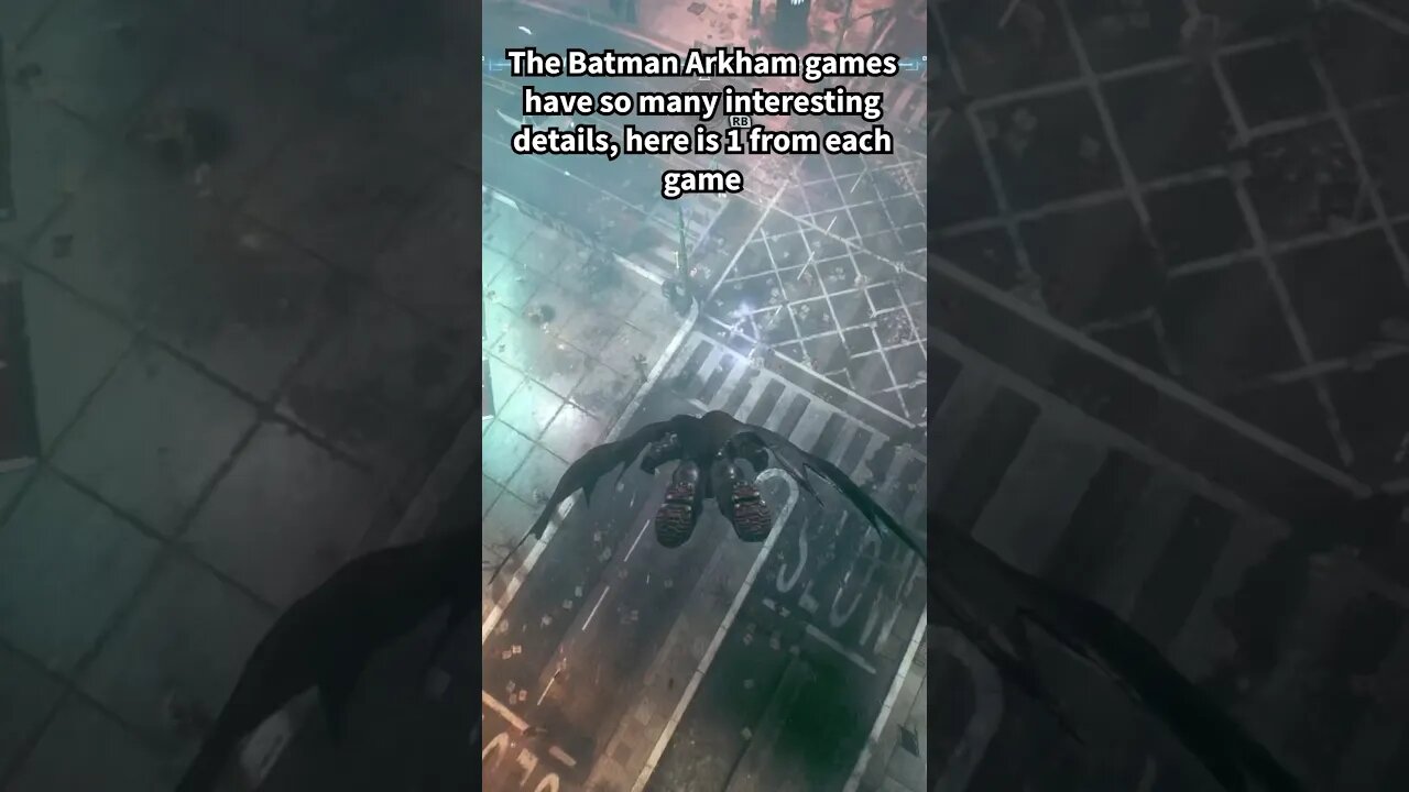 Amazing details from the Batman Arkham games #shorts