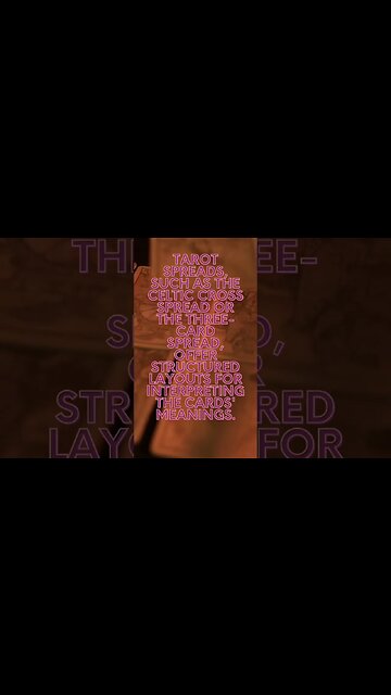 Structured Interpretations with Tarot Spreads