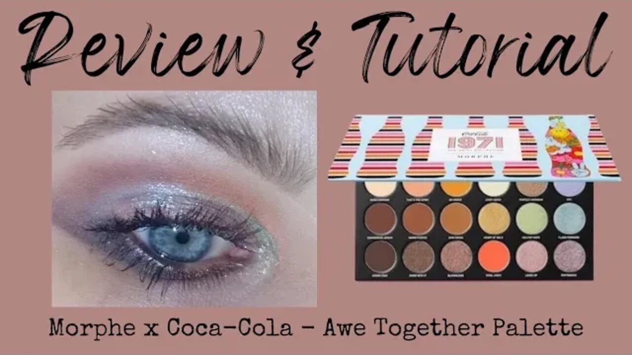 REVIEW & TUTORIAL | morphe x coca-cola: awe together palette | melissajackson07