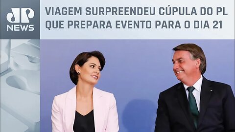 Michelle Bolsonaro vai para os Estados Unidos esta semana; Schelp e Capez analisam