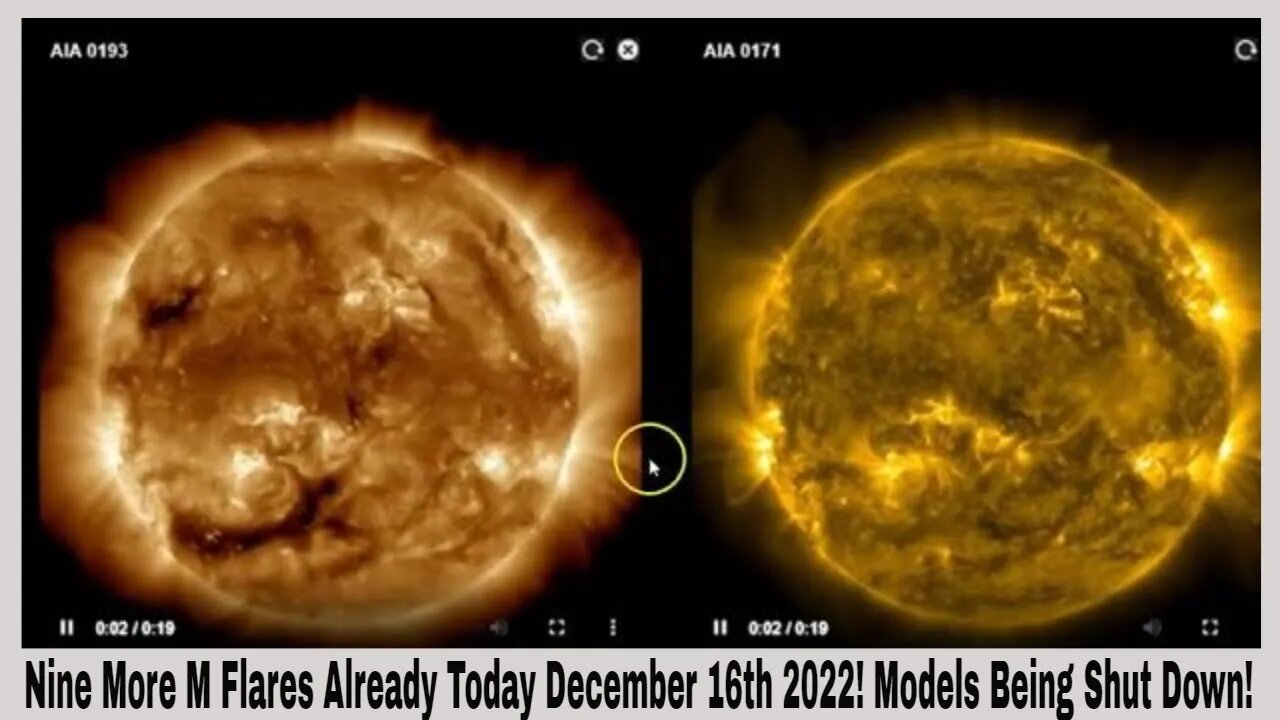 Our Sun Produced Nine More M Flares Today And All Models Are Being Turned Off!