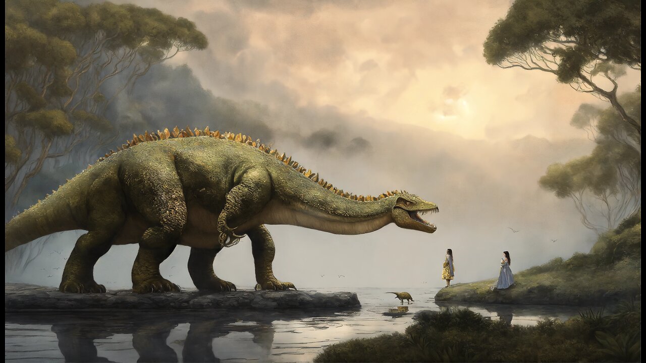 Dinossauros viveram junto com os Homens