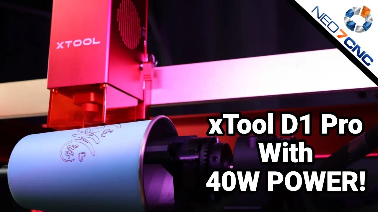 40 Watts Of POWER!! - xTool D1 Pro 40w Laser Engraver Review