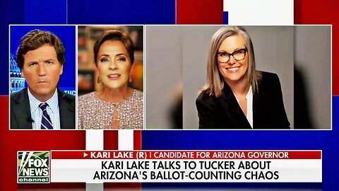 Tucker Carlson Conspiracy ALMOST Too Insane for Kari Lake