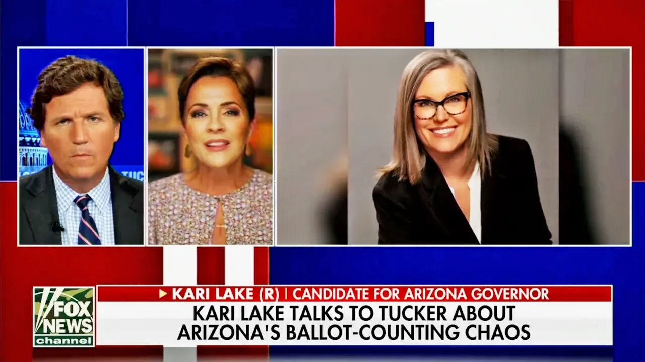 Tucker Carlson Conspiracy ALMOST Too Insane for Kari Lake