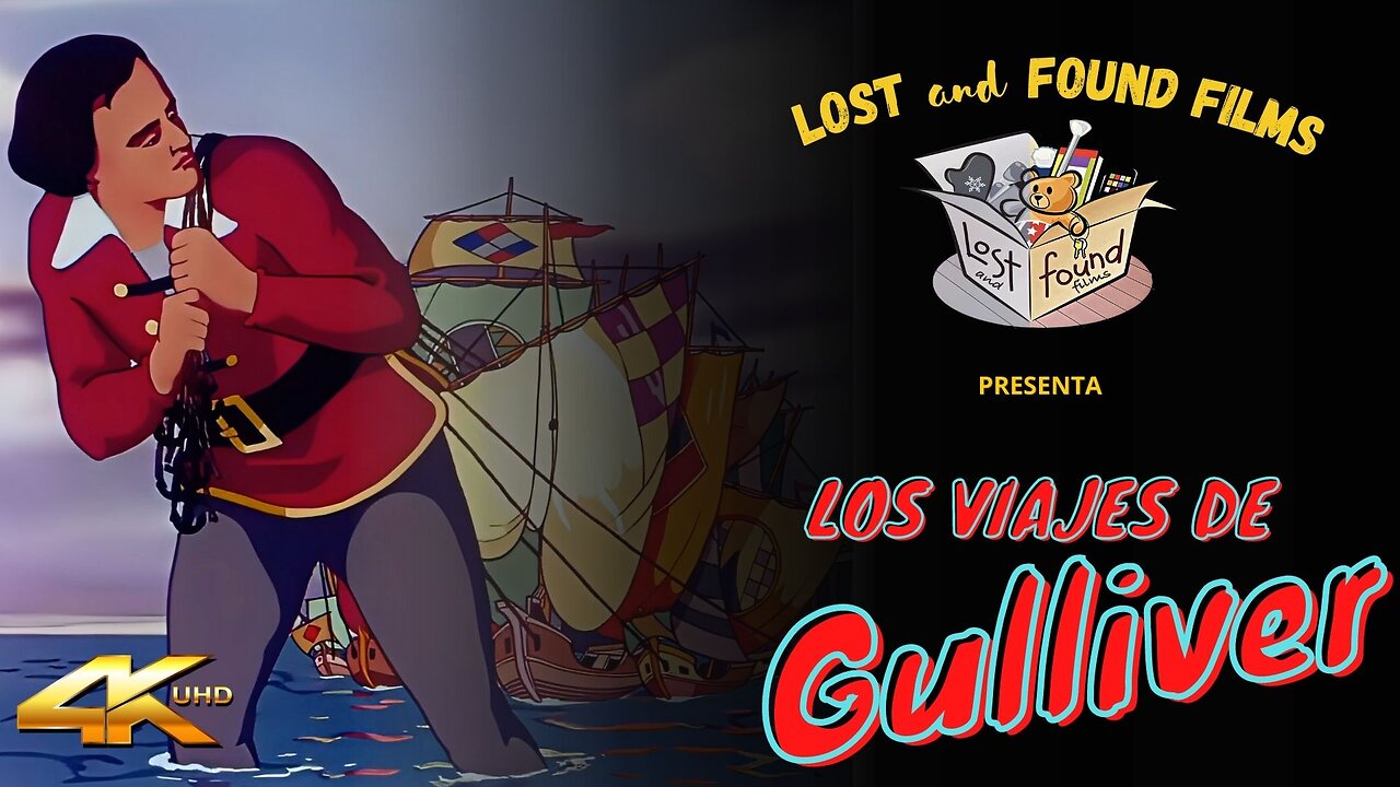 LOS VIAJES DE GULLIVER (1939)Jessica Dragonette, Lanny Ross y Pinto Colvig | Aventura | Coloreada