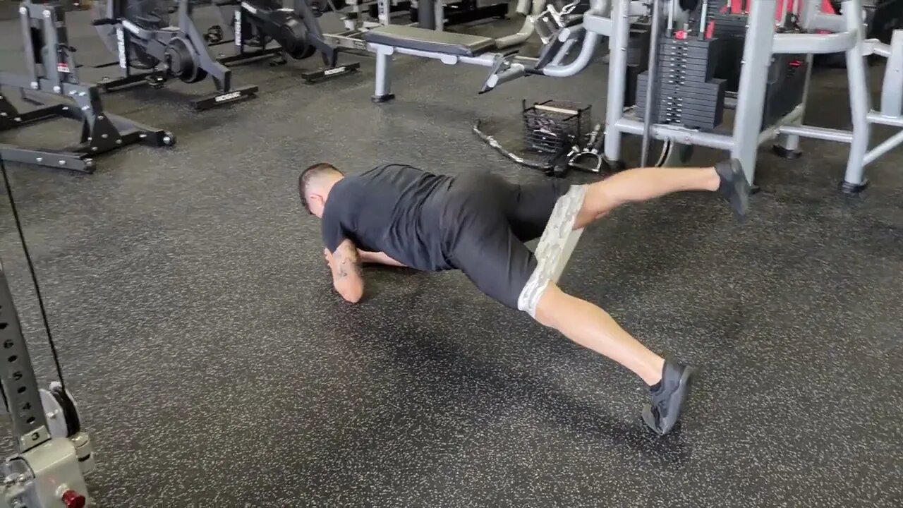 Alternating Low Plank Abductions (w/ Glute Band)