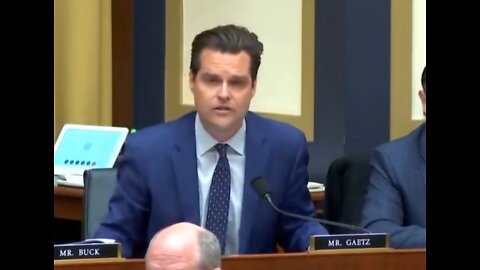 BREAKING: MATT GAETZ ENTERS HUNTER BIDEN'S LAPTOP INTO THE CONGRESSIONAL RECORD