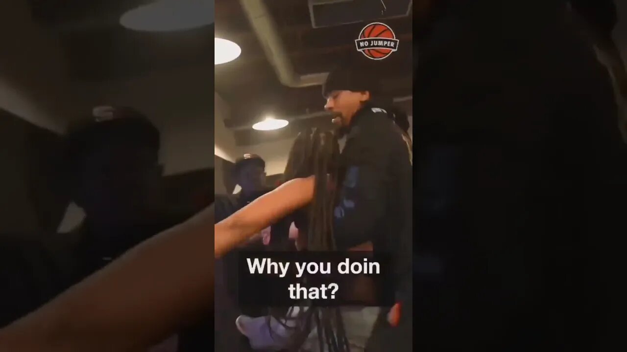 @thecloutmultimedia #chriseanrock has meltdown at No Jumper interview #blueface has her escorted out