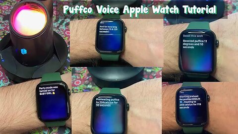 Puffco Peak Pro Apple Watch Siri Voice Command Tutorial!