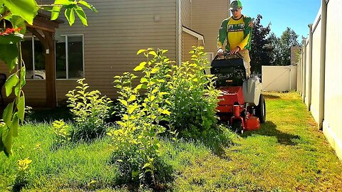 I Made A ROOKIE Mistake While MOWING This Overgrown Yard