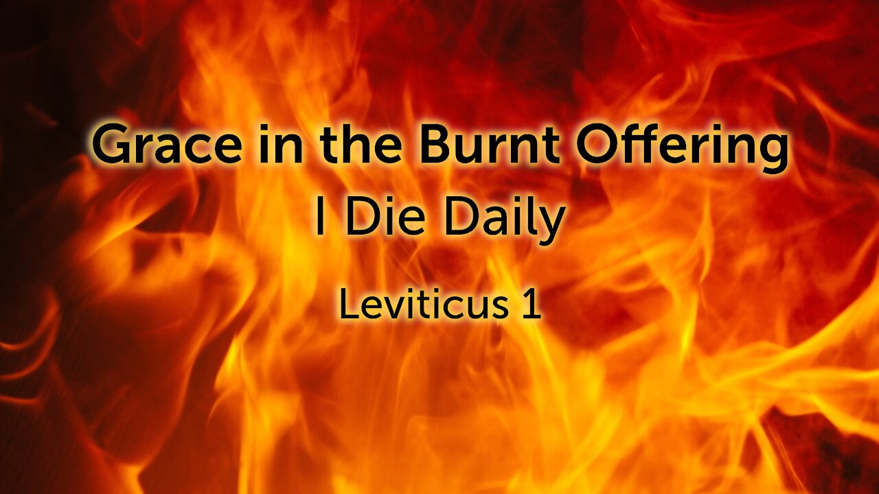 Jul. 18, 2021 - Sunday PM Service - Grace in the Burnt Offering (Lev. 1)